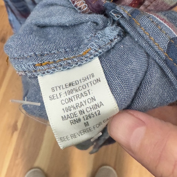 Aratta Silent Journey Plaid Ombre Duster - Picture 3 of 6